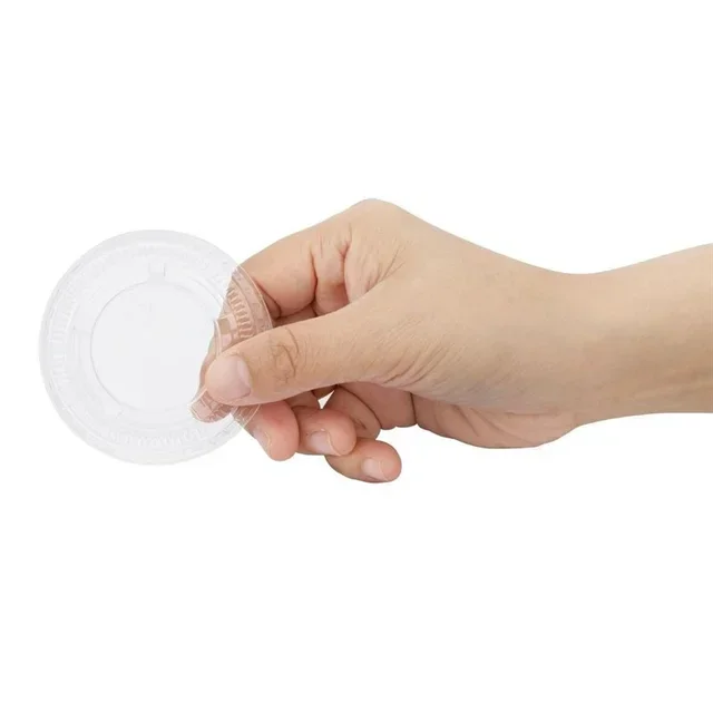 PET Fiesta Recyclable Deckel für Soßenbecher - Packung 1000 Stück