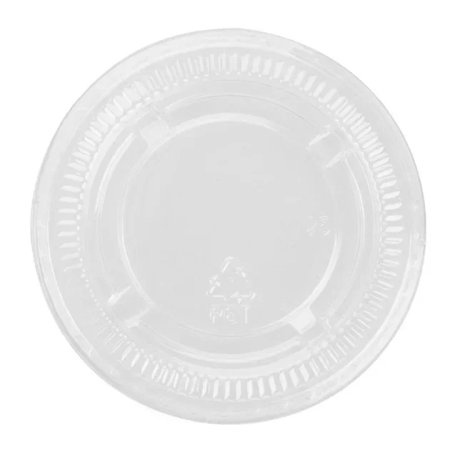 PET Fiesta Recyclable Deckel für Soßenbecher - Packung 1000 Stück