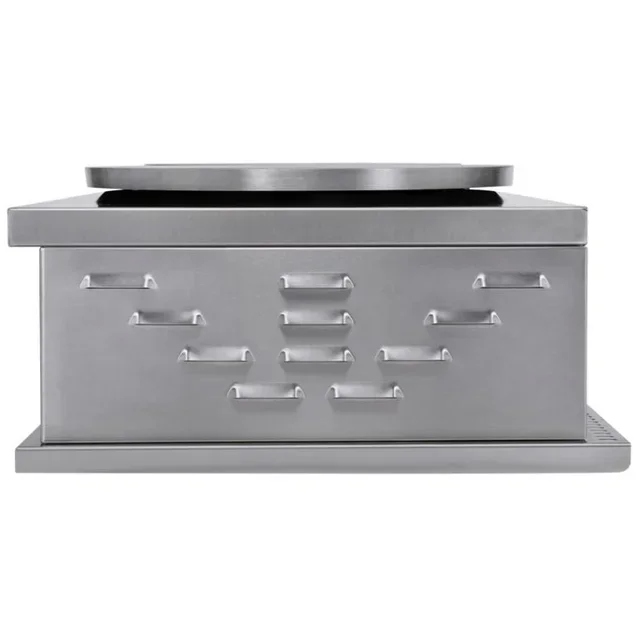 Professioneller Gas-Crêpes-Maker Doppelte Quadratische Platte Intensivgebrauch Durchmesser 40 cm