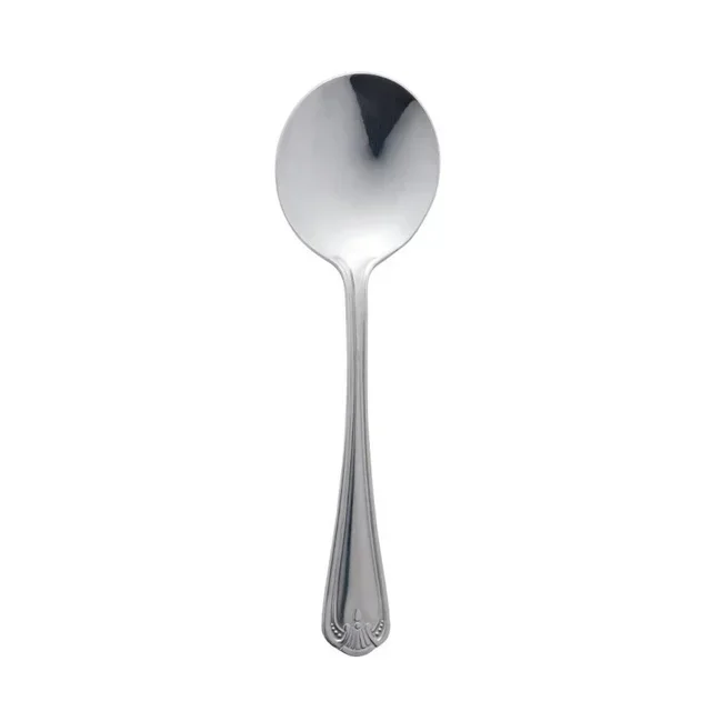 Cuillère à Soupe Ronde Jesmond en Inox - Lot de 12