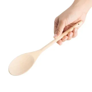 Cuillère Bois Longueur 255 mm - Ustensile Cuisine Naturel