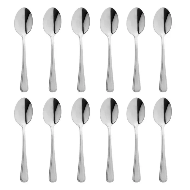 Monaco Stainless Steel Coffee Spoon 130 mm - 12 Units