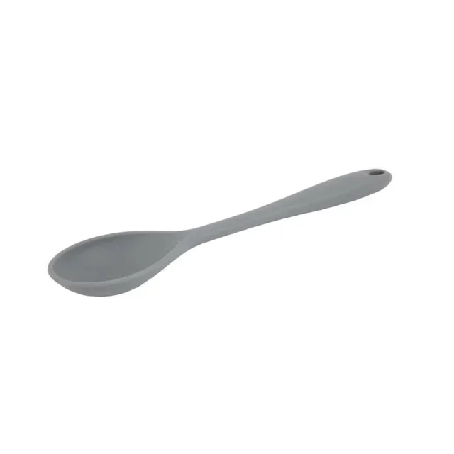 Cuillère de Cuisine Grise en Silicone Haute Température - Longueur 275 mm