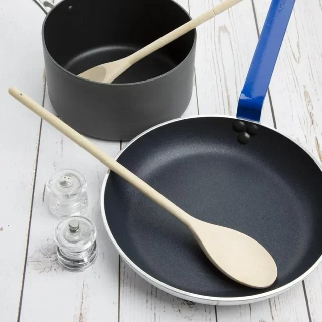 Colher de Madeira 40,5 cm - Utensílio de Cozinha Natural