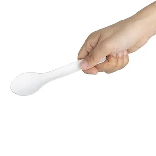 Disposable Cardboard Spoons 15 cm - Pack of 100 Units