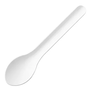 Disposable Cardboard Spoons 15 cm - Pack of 100 Units