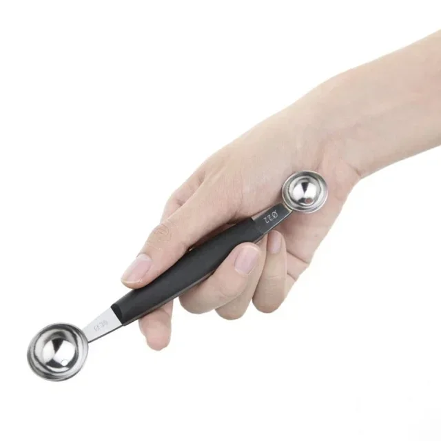 Parisian Spoon Double Stainless Steel 22/30 mm - 2 Sizes