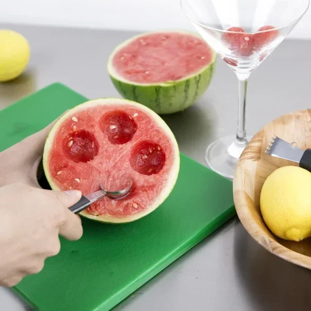 Parisian Spoon Double Stainless Steel 22/30 mm - 2 Sizes