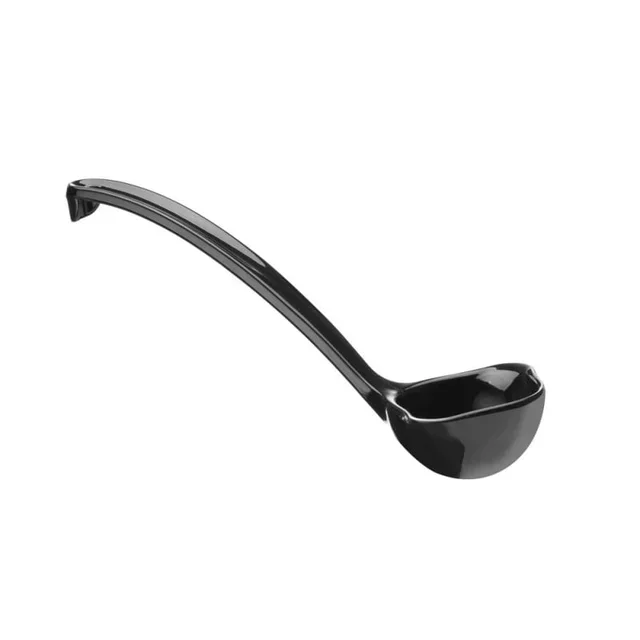 Black Plastic Serving Spoon - 40 ml