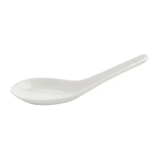 Cuchara de Servicio para Arroz Blanca - Longitud 130 mm - Vendido por 24