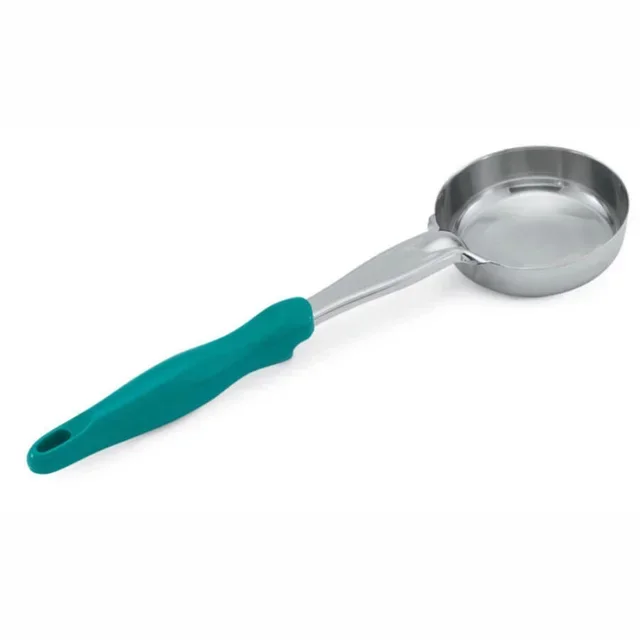 Colher de Serviço Monobloco Redonda Verde Diâmetro 9,3 cm