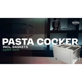 Professional Pasta Cooker 23 Litres with Double Stainless Steel Basket