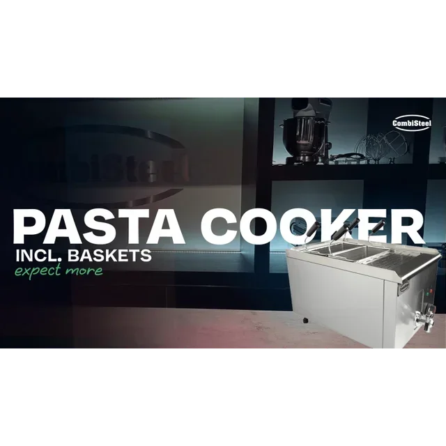 Professional Pasta Cooker 23 Litres with Double Stainless Steel Basket