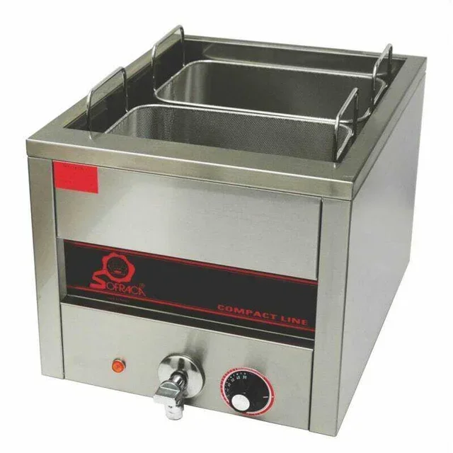 Professional Pasta Cooker with 2 Gastronorm GN 1/3 Baskets