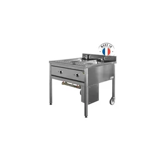 Pasta Cooker with Integrated Timer - Double Tank