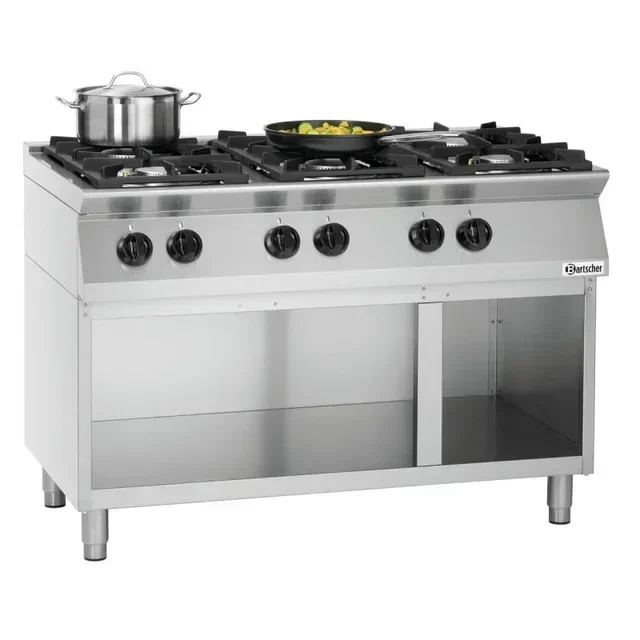 Cucina a Gas Professionale 6 Fuochi - Gamma 700