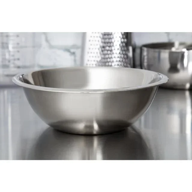 Stainless Steel Professional Mixing Bowl 2.2 Liters - Round Pastry Bowl