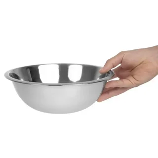 Stainless Steel Professional Mixing Bowl 2.2 Liters - Round Pastry Bowl