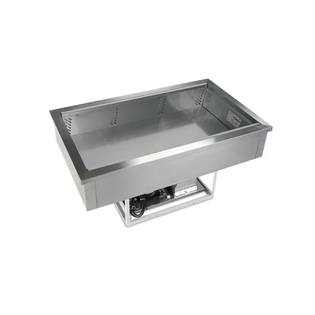 Ventilated Refrigerated Tank Stainless Steel 3x GN 1/1 - Capacity 96 Liters