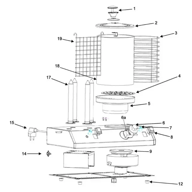 Hot Dog Display Cylinder