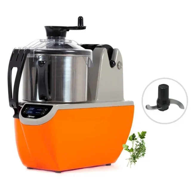 Electric Slicer with Speed Control and Digital Display - 5.4 Liter Capacity