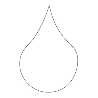 Cortador Gota Pequeno Tamanho Polímero 50x35 mm