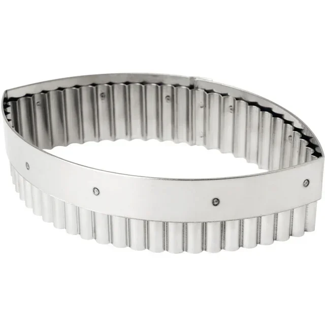 Cortador de Masa Ovalado Estriado 160 mm - Cortapastas