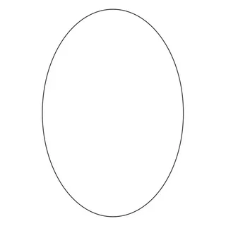 Cortador Ovalado de Plástico 85mm x 50mm