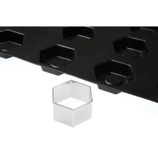 Cortador Hexagonal de Acero Inoxidable - 72 mm