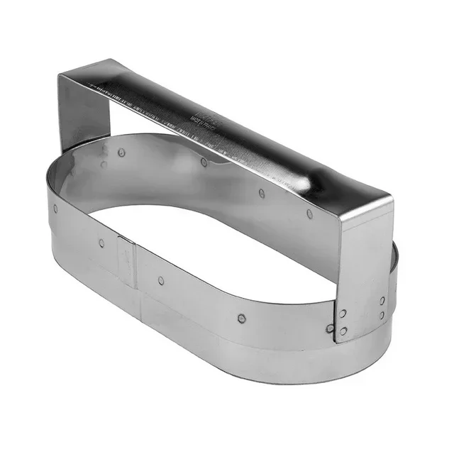 Rechteckiger Abgerundeter Ausstecher für Gebäck - 15,5 x 6,5 cm