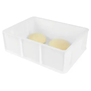 Halber Teigbehälter 400x300x130 mm 12L weiß