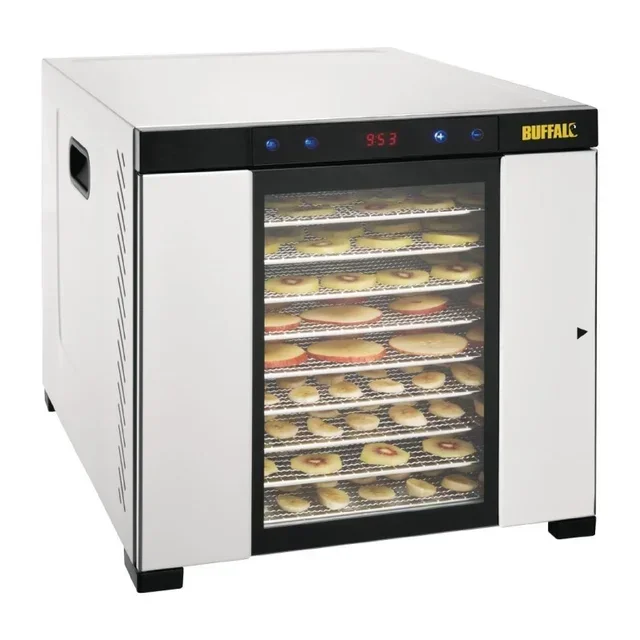 Professional 10-Tray Food Dehydrator - Stainless Steel