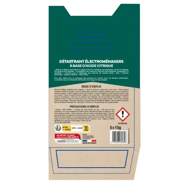 Anticalcare per Elettrodomestici - Confezione da 5 Unità