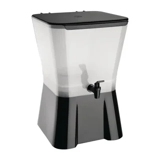 Black Beverage Dispenser 11 Litres - Water and Juice Fountain