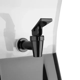 Black Beverage Dispenser 11 Litres - Water and Juice Fountain