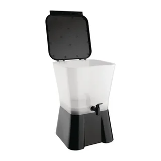 Black Beverage Dispenser 11 Litres - Water and Juice Fountain