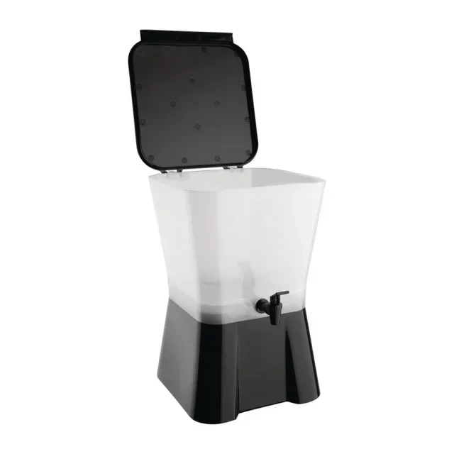 Black Beverage Dispenser 11 Litres - Water and Juice Fountain