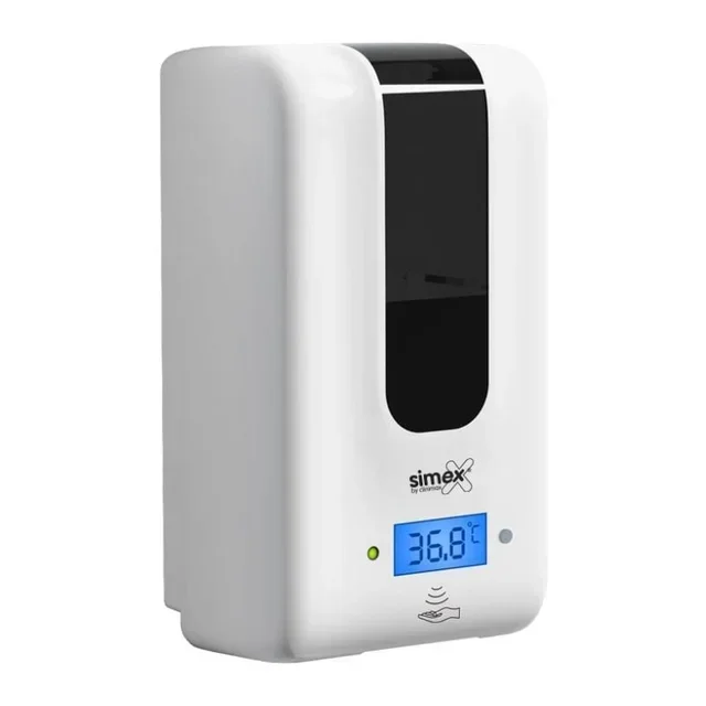 Automatischer Seifen- und Händedesinfektionsmittelspender mit integriertem Thermometer