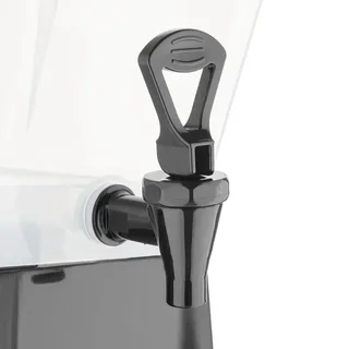Black Polypropylene Beverage Dispenser 12 Litre Capacity
