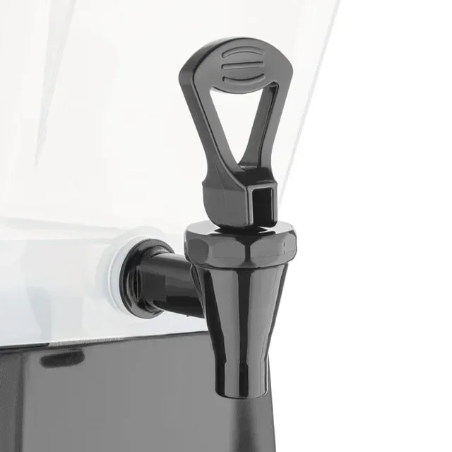 Black Polypropylene Beverage Dispenser 12 Litre Capacity