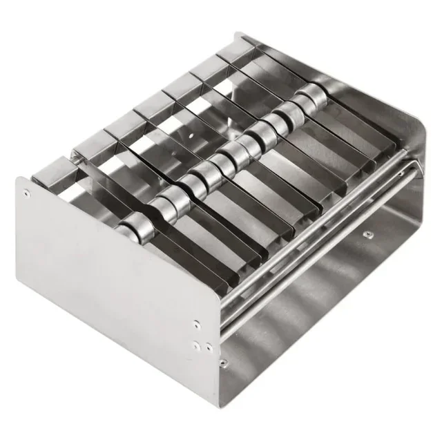 Dispenser di Etichette da Parete in Acciaio Inox