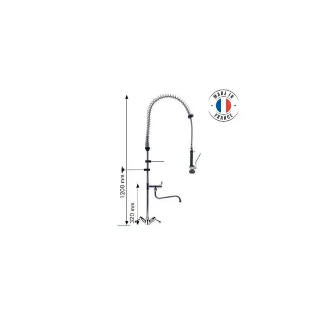 Doccetta di Prerisciacquo con Rubinetto Integrato