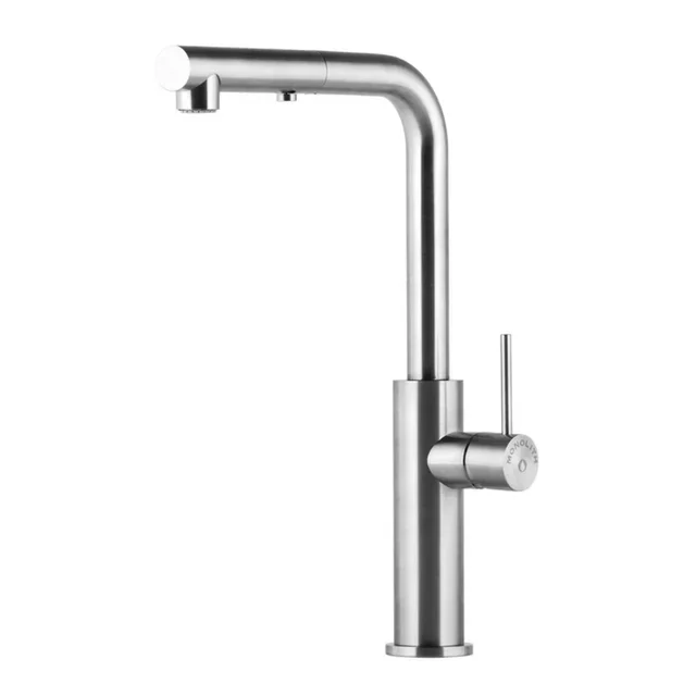 Ensemble Douchette Extractible et Robinet Mitigeur Monotrou à Commande par Levier