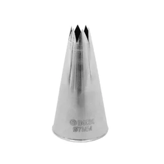 Stainless Steel Fluted Piping Tip Ø 7 mm for Pastry