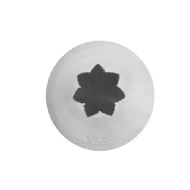 Bico de Confeitaria Inox 7 Dentes - Diâmetro 11 mm
