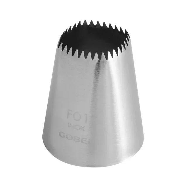 Stainless Steel Square Fluted Geometric Socket Ø 26 mm