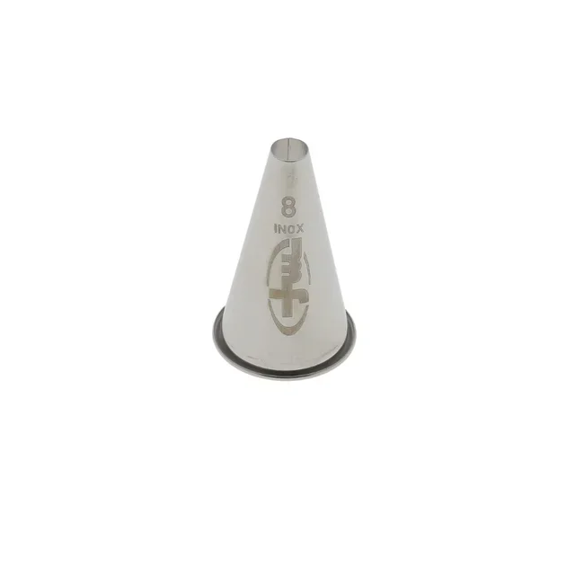 Stainless Steel Pastry Tube Plain #8