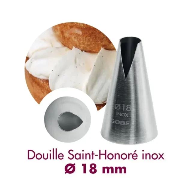 Douille à Pâtisserie Saint-Honoré Inox 18 mm