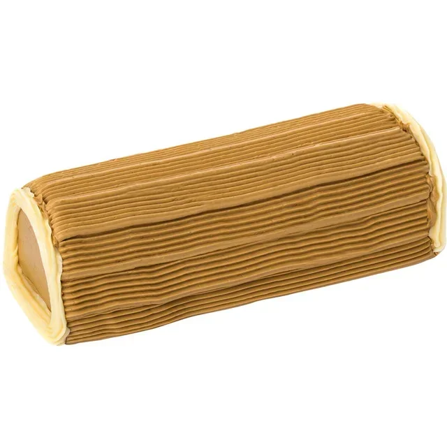 Stainless Steel Christmas Log Pastry Tube 6 Teeth - Length 20 mm - Set of 2