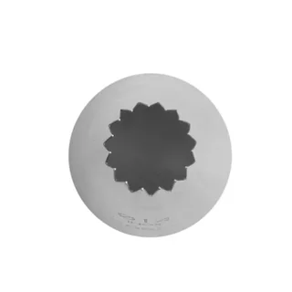 Cornetto Pasticceria Acciaio Inox 15 Denti - Diametro 14 mm per Petits Fours